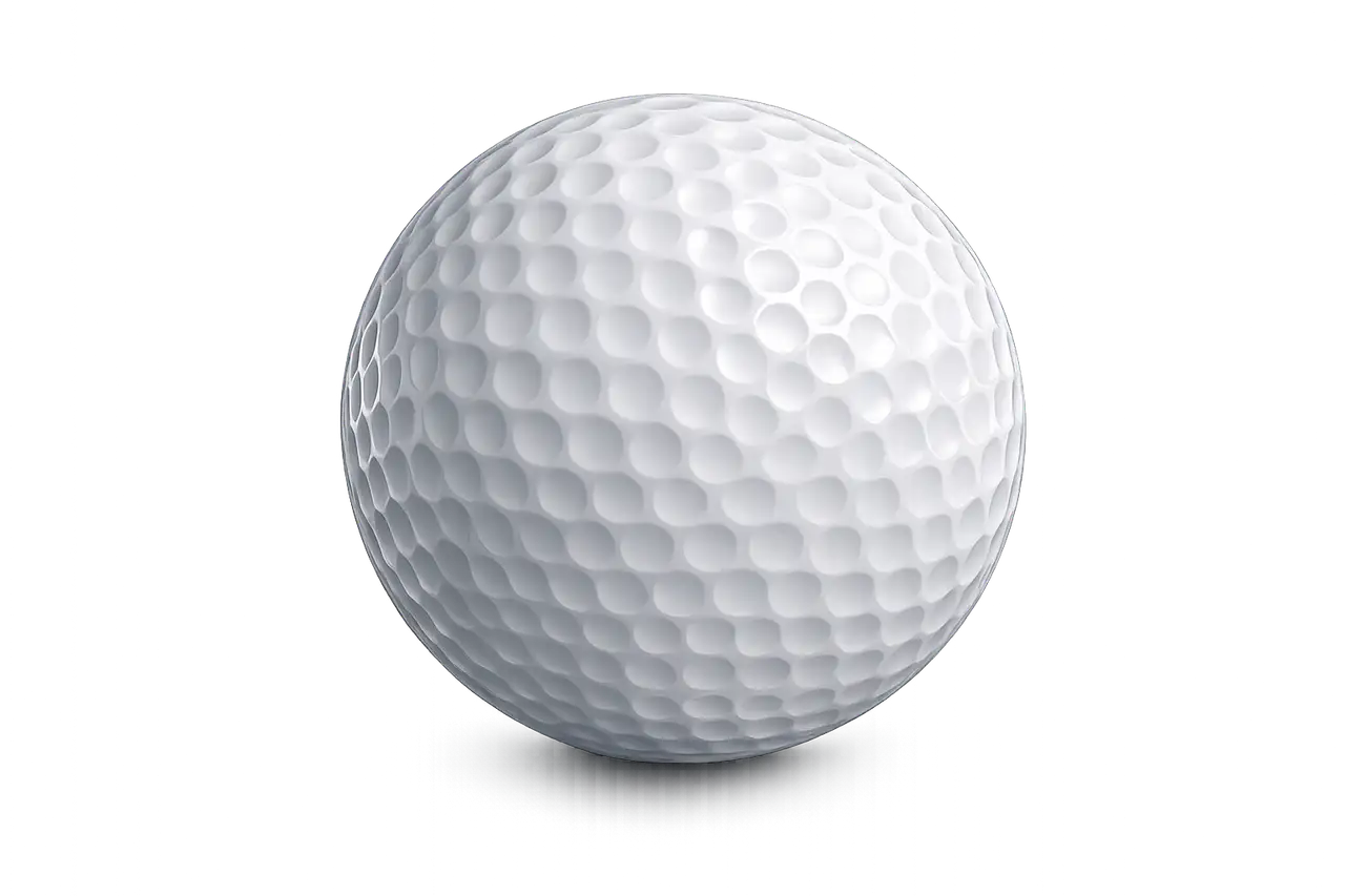 3D animated golf ball logo for Diamond Golf Zon premium golf simulator